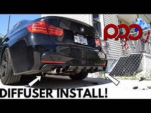BMW F30 M Performance Diffuser Install!