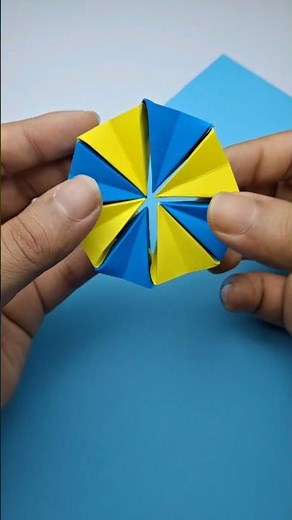 How to Make an Origami Fidget Toy | Easy Paper Craft for Stress Relief!🌀 #PaperCraftMagic #DIYFidget