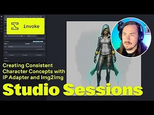 Creating Consistent Character Concepts with IP Adapter and Img2Img | Invoke Studio Sessions