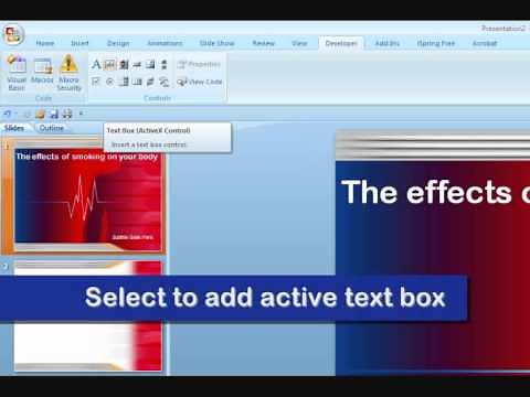 Creating Multimodal PowerPoints