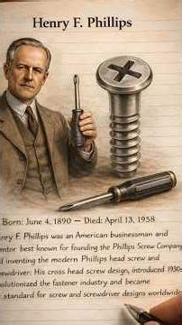 The history of screw and screwdriver #tools