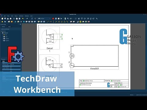 Introduction to the FreeCAD TechDraw Workbench