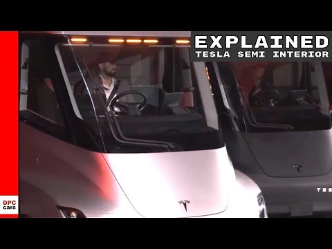 Tesla Semi Truck Interior Explained