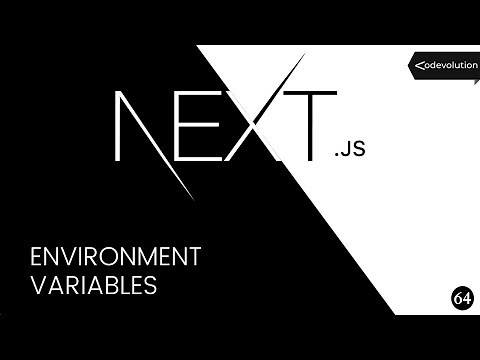 Next.js Tutorial - 64 - Environment Variables