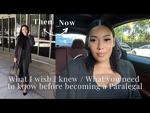 What you need to know before becoming a Paralegal | What I wish I knew + Paralegal Advice | CrysHurt