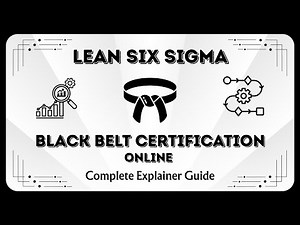EXPLAINED: Lean Six Sigma Black Belt Certification | Master LSSBB Training Today! #SixSigma