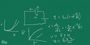 A parallel plate capacitor is connected with a resistance R and... | Filo