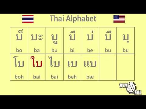 thai alphabet - learn thai alphabet vowels