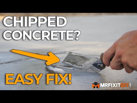 How to Fix a Chip in Concrete | A DIY Guide