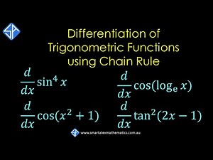 Differentiation of Trigonometric Functions (with Chain Rule)