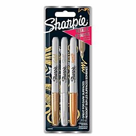 Sharpie Metallic Permanent Marker Pack of 3