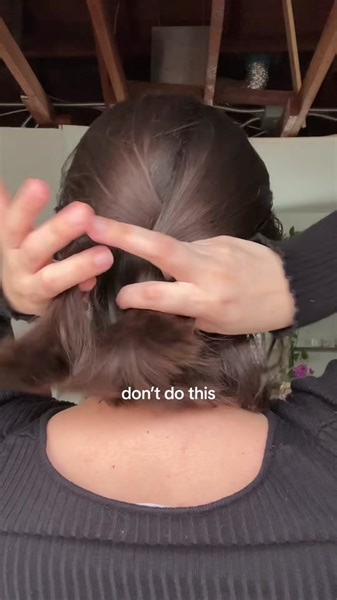 Effortless Short Hair Faux Braid Tutorial