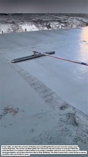 Concrete Floating Technique Like a Pro | Smooth Surface Finishing Method.