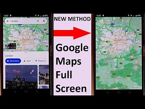 How to use Google Maps in FULL SCREEN