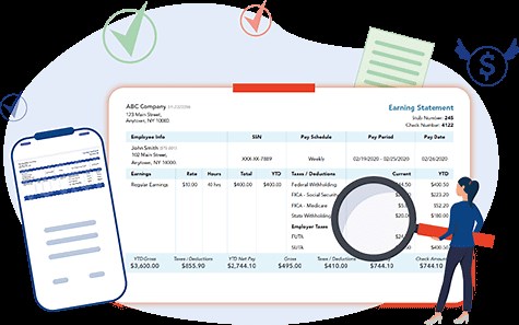 Check Stub Maker - Generate Paycheck Stubs Online