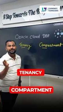 Oracle Cloud DBA | Tenancy vs Compartment Explained with Real-Time | Learnomate Technologies |