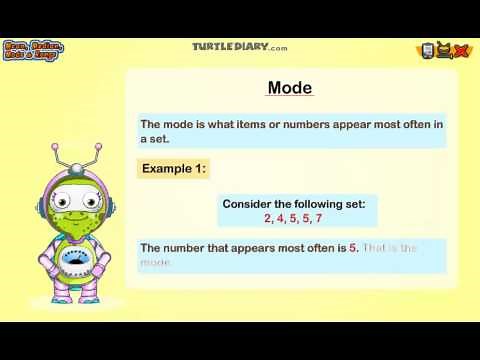Calculating the Mode of a Data Set *Math for Kids*