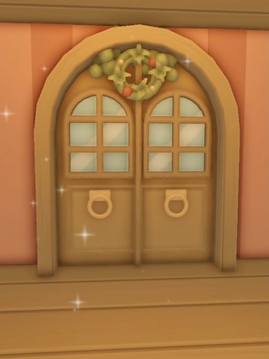 Christmas Themed Door Build in Roblox Adopt Me