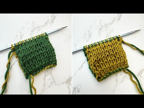 Double Knitting Tutorial (How To Double Knit)