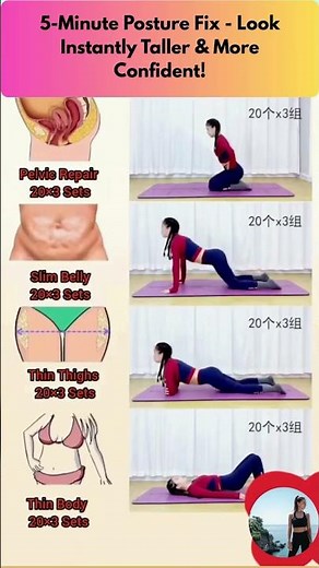 5 Minute Posture Fix Look Instantly Taller & More Confident!