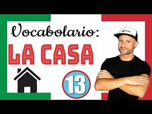 ITALIAN VOCABULARY: THE HOUSE - Italian Listening & Comprehension Excercise [Video in slow Italian]