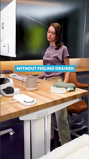 I switched to an UPLIFT Standing Desk & this is what happened #standingdesk #desk #backpain #office