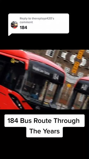Evolution of the 184 Bus Route in London