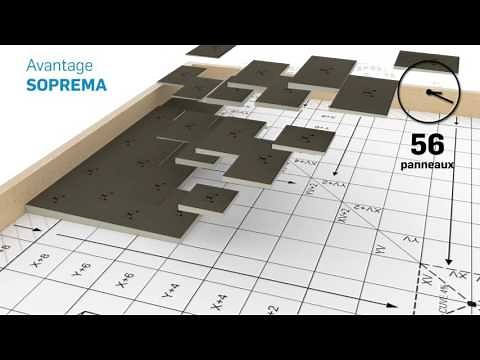 Comment installer les panneaux d'isolants de pente SOPRA-ISO?