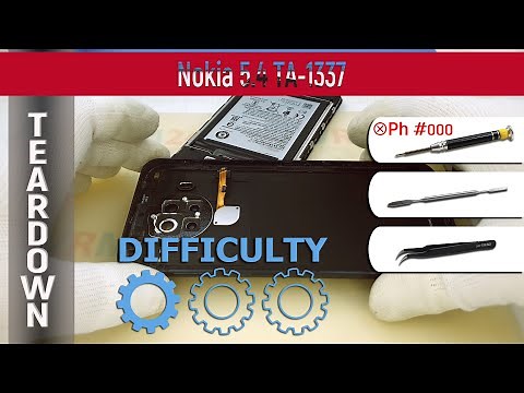 Nokia 5.4 TA-1337 📱 Teardown Take apart Tutorial