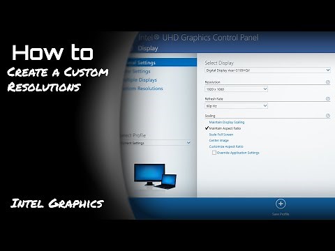 How to Create Custom Resolution in INTEL GRAPHICS | ShortcutPC