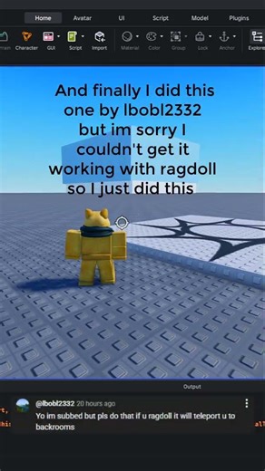 Day 27 scripting your roblox ideas into roblox studio #roblox #scripting #robloxstudio #robloxedit