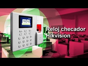 Reloj checador de huella, control asistencia Hikvision DS-K1A8503, batería respaldo y USB