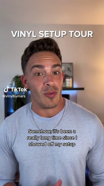 Vinyl Record Setup Tour with Record Player and Speaker