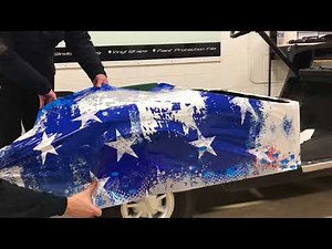 Golf Car Wrap Video Step 3- Side Panel Installation