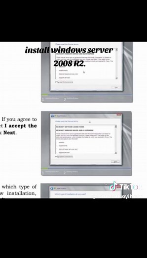 install windows server 2008 R2.