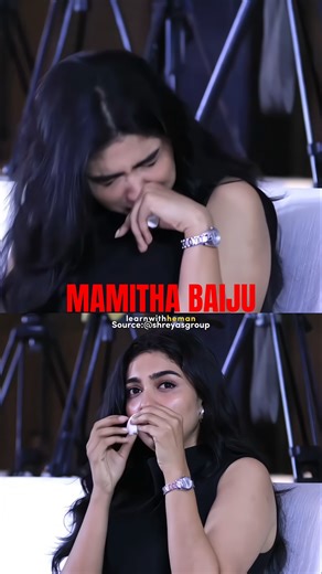 MAMITHA BAIJU❤️‍🔥 CUTEST Reaction When She Had A BAD Cold | Dude Event