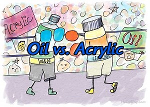 Oil vs Acrylic [ The Beginner's Guide to Choosing Paint  ]