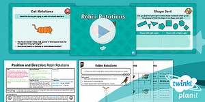 PlanIt Maths Year 2 Position and Direction Lesson Pack 9: Rotations using a Compass