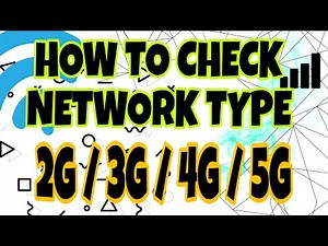 HOW TO CHECK NETWORK TYPE OF SIM CARD