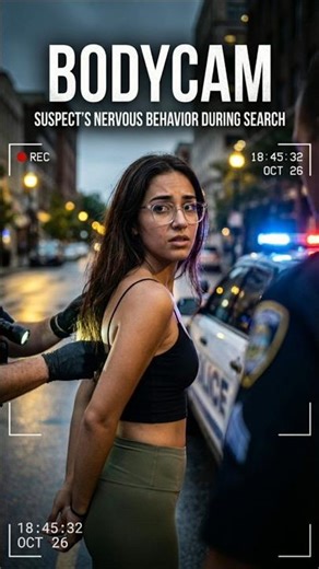 Bodycam: Suspect's Nervous Behavior During Search