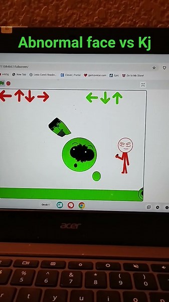 fnf abnormal face vs Kj