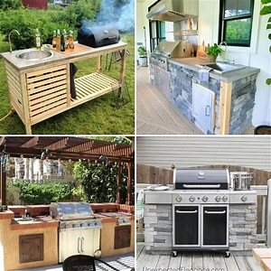 25 Free DIY Outdoor Kitchen Ideas (100% Free Plans)