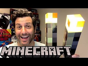 MINECRAFT Torch Light! Unboxing & Review