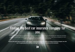 Insurance for your car - Website Template by Nicepage