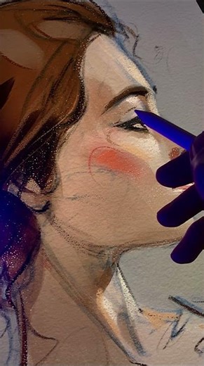 Portrait in Procreate - IpadPro - AvvArt