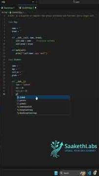 __init__ Method Explained in 100 Seconds 🧠 | Python OOP #coding #learningpython #programming