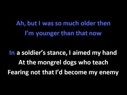 Bob Dylan - My back pages (Karaoke)