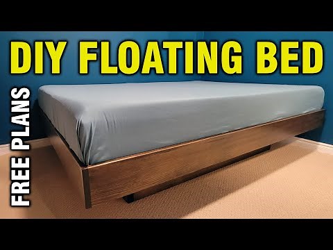 How to Make a Floating Bed - Free Plans!