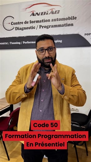 Diagnostic Achraf Nichami on Instagram: "👨🏻‍💻Lancement de formation présentielle de programmation des calculateurs en 15 décembre. Pour l'inscription envoyer nous un message sur whatsapp 0693-972501"