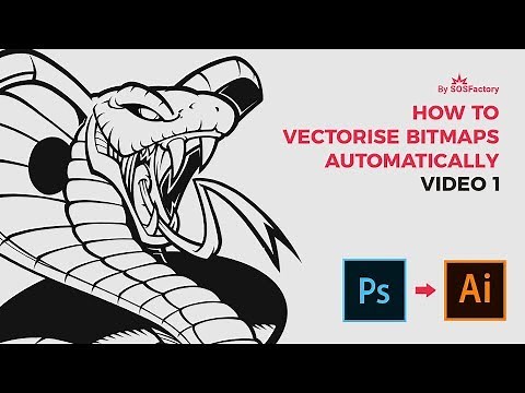 Illustrator tutorial: How to convert bitmaps to vectors VIDEO 1